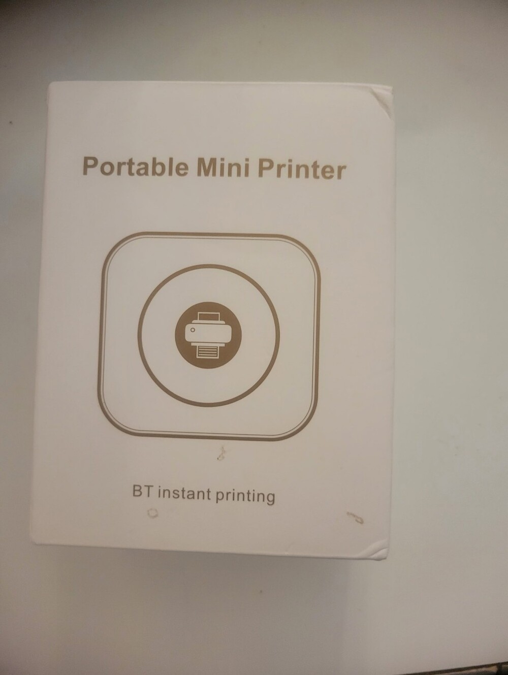 Portable Mini Wireless Printer - White